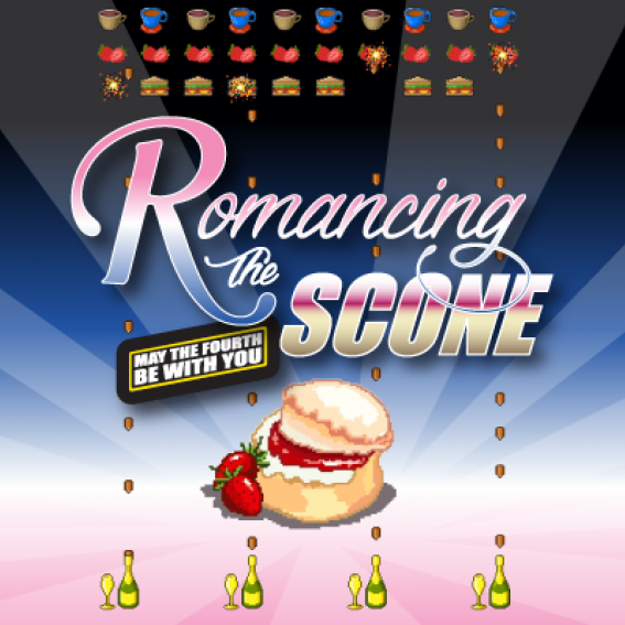 Celebrating May the 4th with scones and other retro 1980's delights