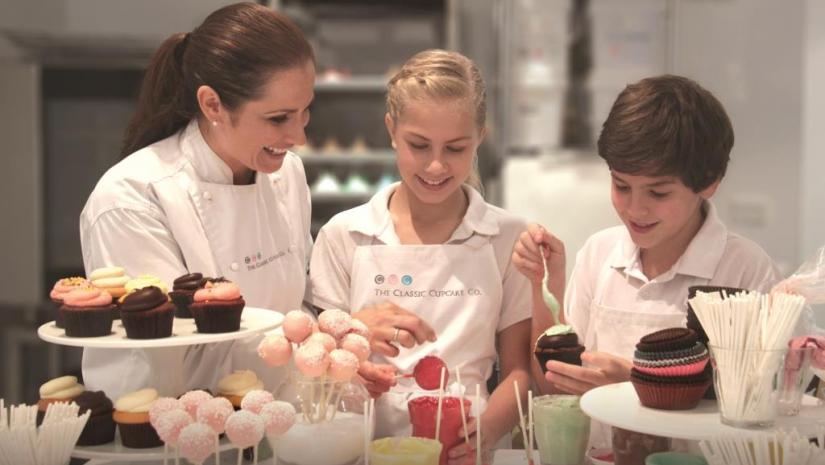 Join us this school holidays! Kids Cupcake Image