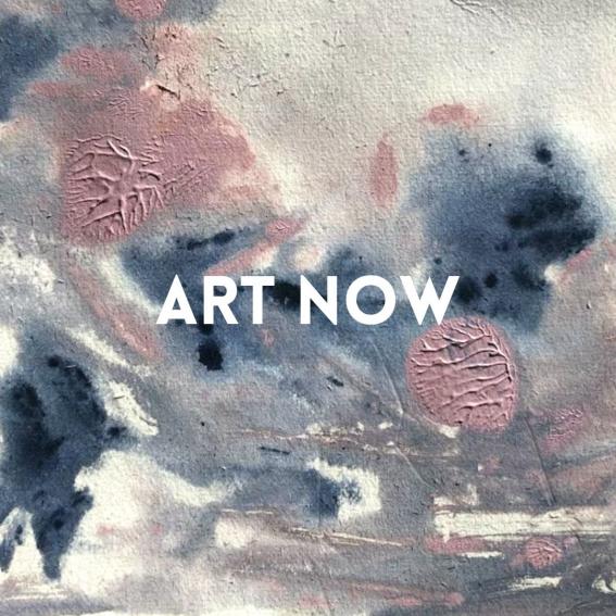 Art Now over abstract paint 