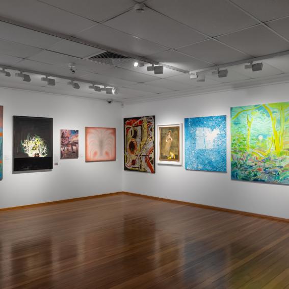exhibition view of the Mosman Art Prize