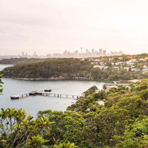 View of Chowder Bay and Sydney's CBD from Georges Heights, Mosman