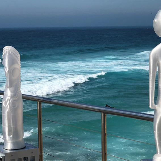 Picture of sculptures by the sea