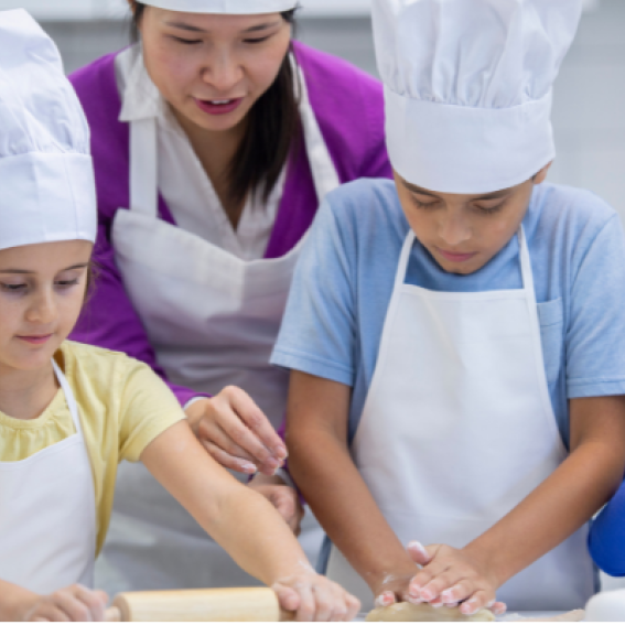 Image of Children Baking