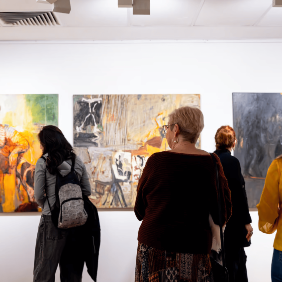 A Painter's Painter, opening night, 2025, image courtesy the artists. Photograph: Jacquie Manning