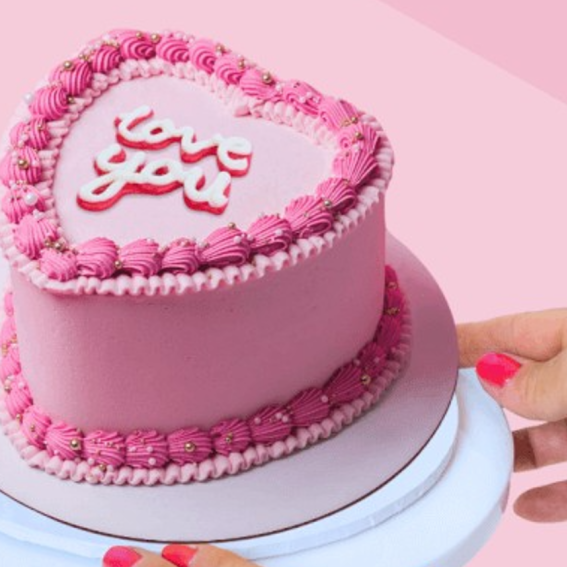 heart cake