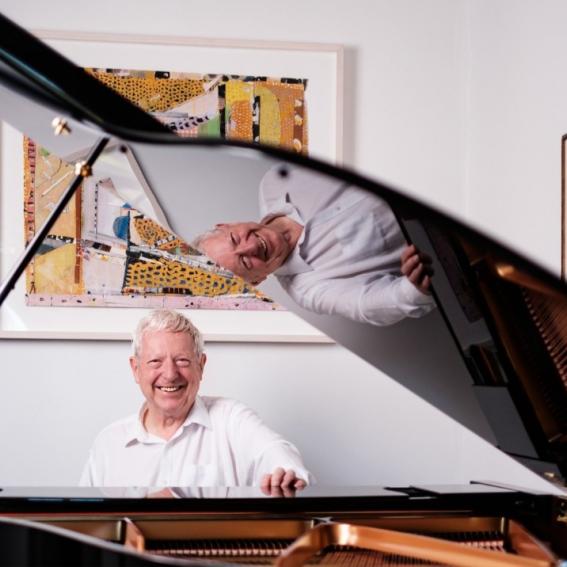 David Miller at the piano