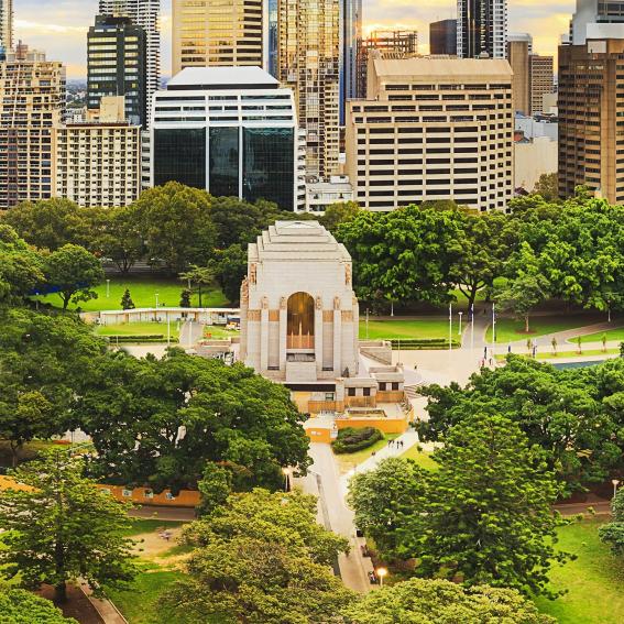 ANZAC Memorial in the middle of Hyde Park