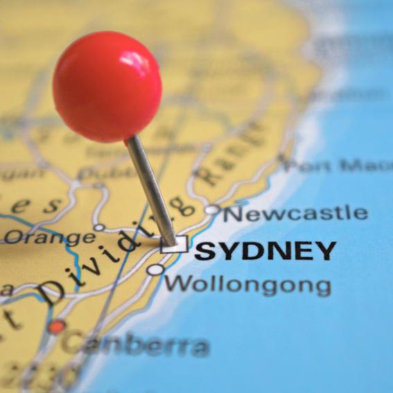 Map of Sydney