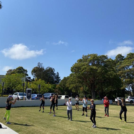 Zumba on the Green