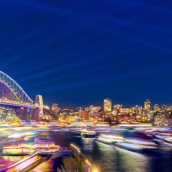 Vivid Sydney lights