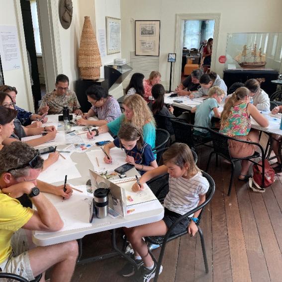 Families learn together at this unique creative workshop