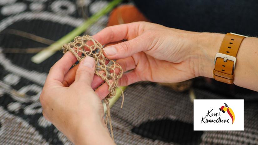 Woven bracelet.