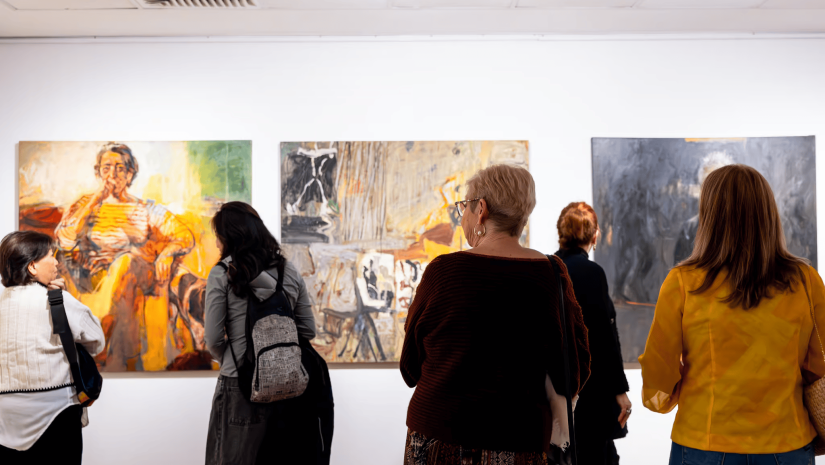 A Painter's Painter, opening night, 2025, image courtesy the artists. Photograph: Jacquie Manning A Painter's Painter, opening night, 2025, image courtesy the artists. Photograph: Jacquie Manning