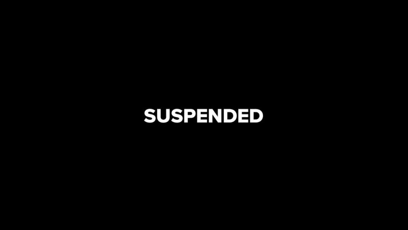 suspended